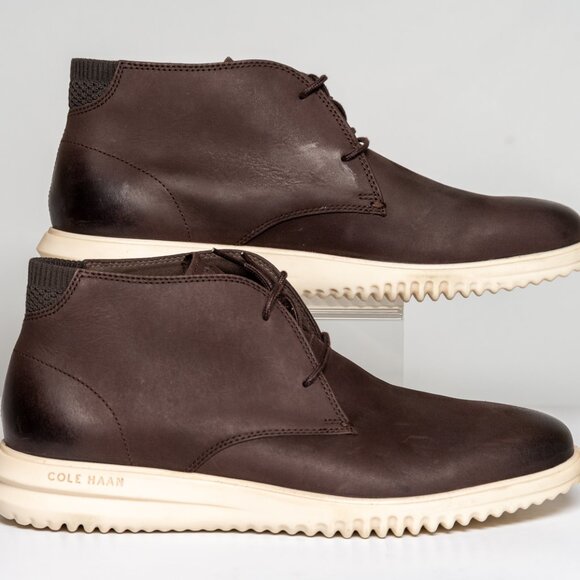 Cole Haan Grand+ Chukka Boot Men's Size 11 Dark Chocolate C36933 *New In Box* - Picture 2 of 16